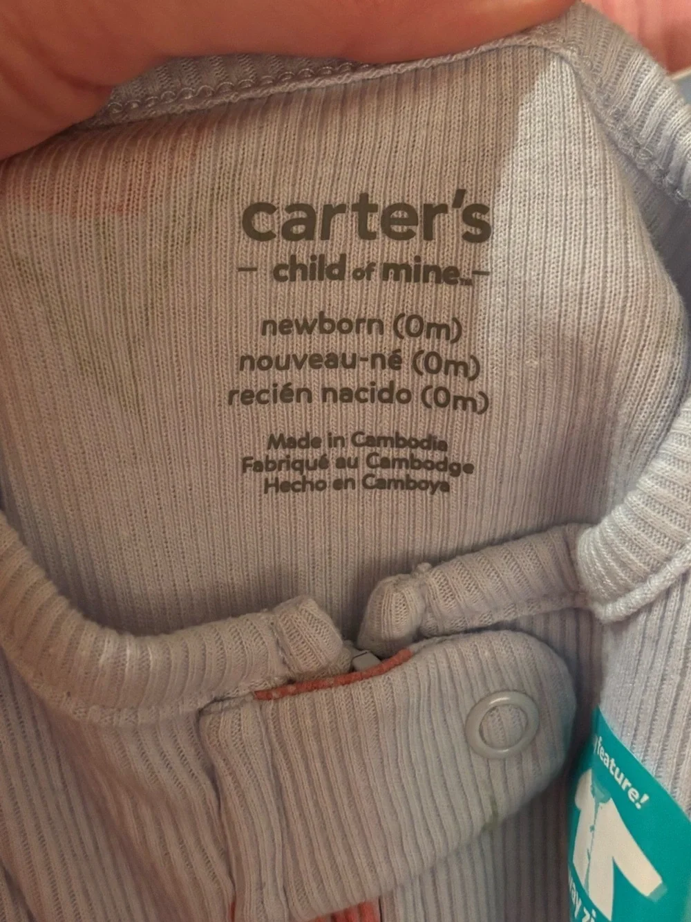 NWT Carters *Bundle of 3* infant girls sleep n play sz NB
